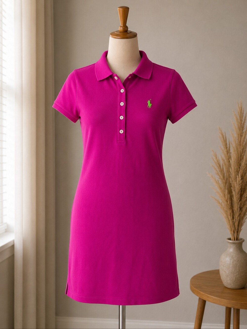 Ralph Lauren Pink Polo Dress – Women’s Size M